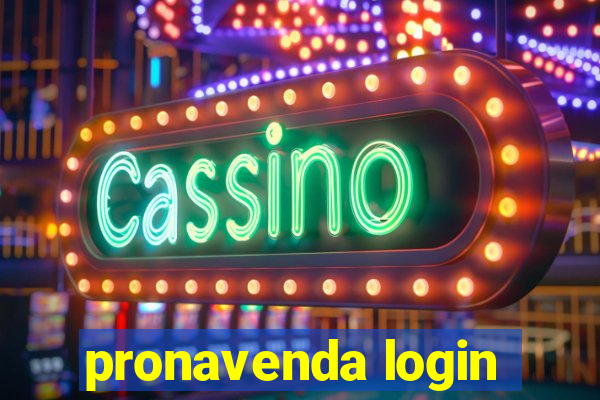 pronavenda login